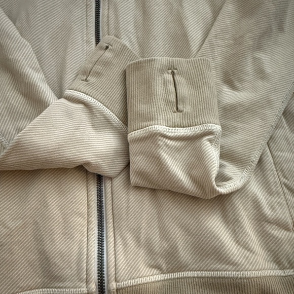 lululemon athletica Beige Zip-Up Jacket with hood - M - Picture 3 of 10